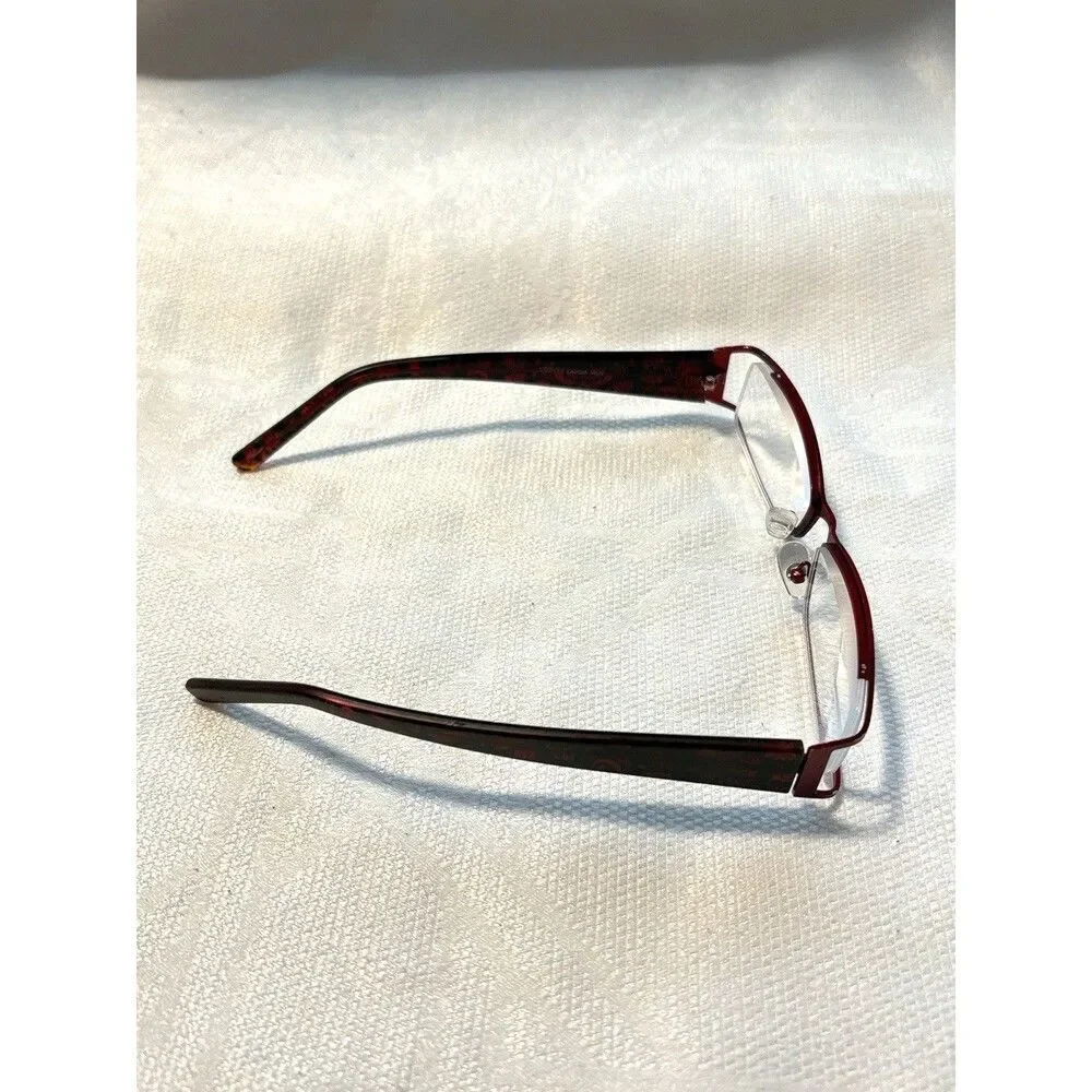 20/20 Leelah LO0113 Red Frames Only W 52 mm  Bridge Width 16 mm  Temp 135 mm